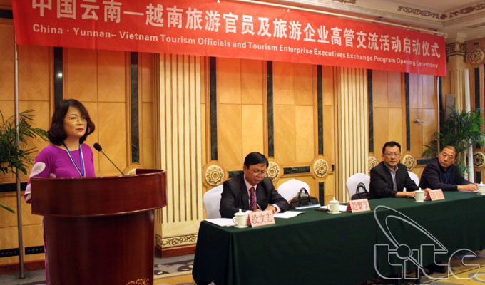 TCDL tham dự Chương trình bồi dưỡng công tác phát triển hợp tác du lịch tại Vân Nam (Trung Quốc)
