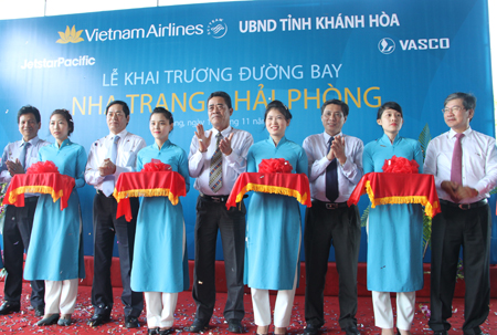 Chính thức khai trương đường bay Nha Trang – Hải Phòng