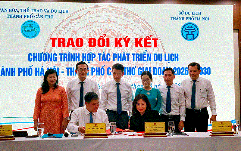 Cần Thơ và Hà Nội ký kết hợp tác phát triển du lịch