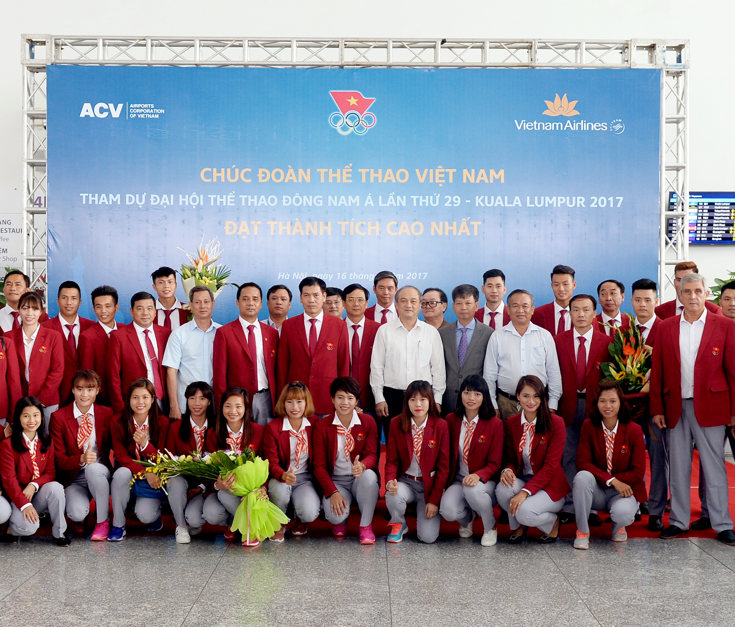 Vietnam Airlines tiếp tục đồng hành cùng Đoàn thể thao Việt Nam tham dự SEA Games 29
