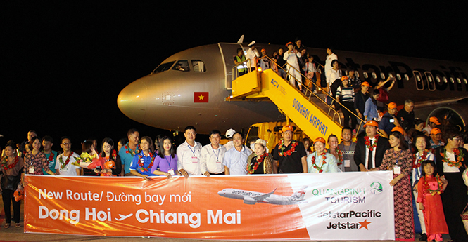 Du lịch Quảng Bình: Vươn cao cùng đường bay Đồng Hới-Chiang Mai
